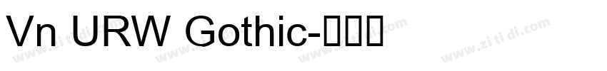 Vn URW Gothic字体转换